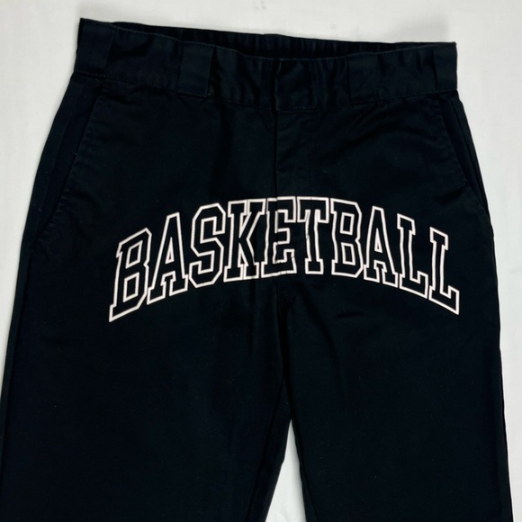 Basketball Skateboards Mens Chino Pants Sz 30 x 31 Black Heron Preston A4 - Picture 4 of 8